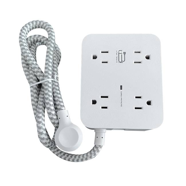 Tira multicontacto HN8U5WC2 - 8 tomas de corriente espaciadas. 2 USB A, 2 USB C Tira multicontacto HN8U5WC2 - 8 tomas de corriente espaciadas. 2 USB A, 2 USB C